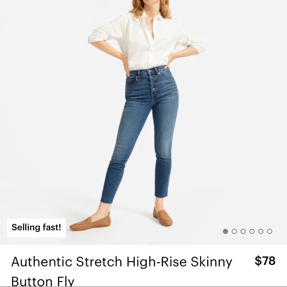 Everlane Stretch High-Rise Skinny Jeans